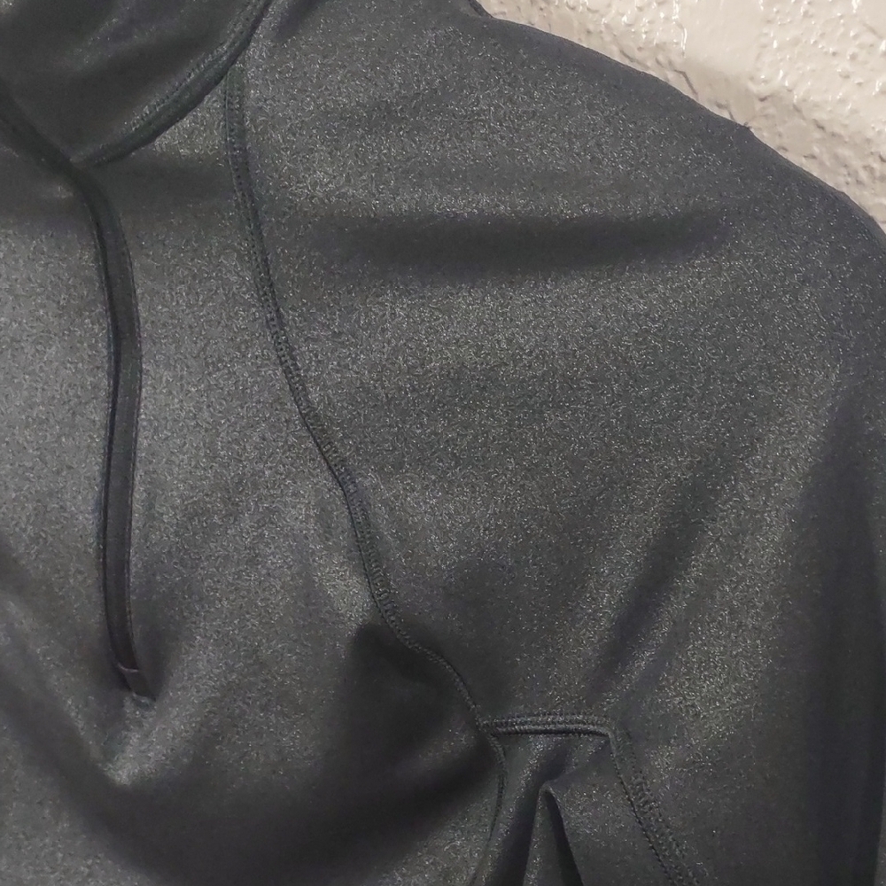 CRZ YOGA FAUX LEATHER Black Women's Long Sleeve Top - Picture 4 of 17